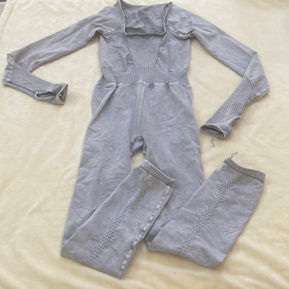 🌺free people Good Karma l/s square neck onesie - Picture 9 of 16